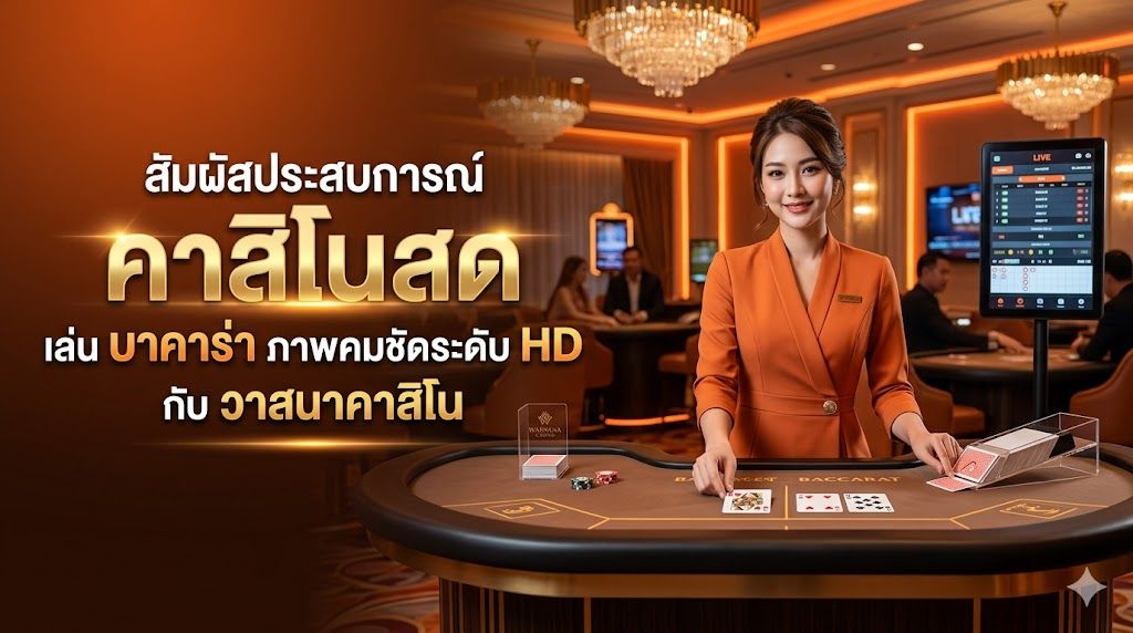 สัมผัสประสบการณ์ คาสิโนสด เล่น บาคาร่า ภาพคมชัดระดับ HD กับ วาสนาคาสิโน