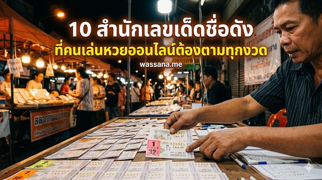 10 สำนักเลขเด็ดชื่อดัง ที่คนเล่นหวยออนไลน์ต้องตามทุกงวด อัปเดต 2026